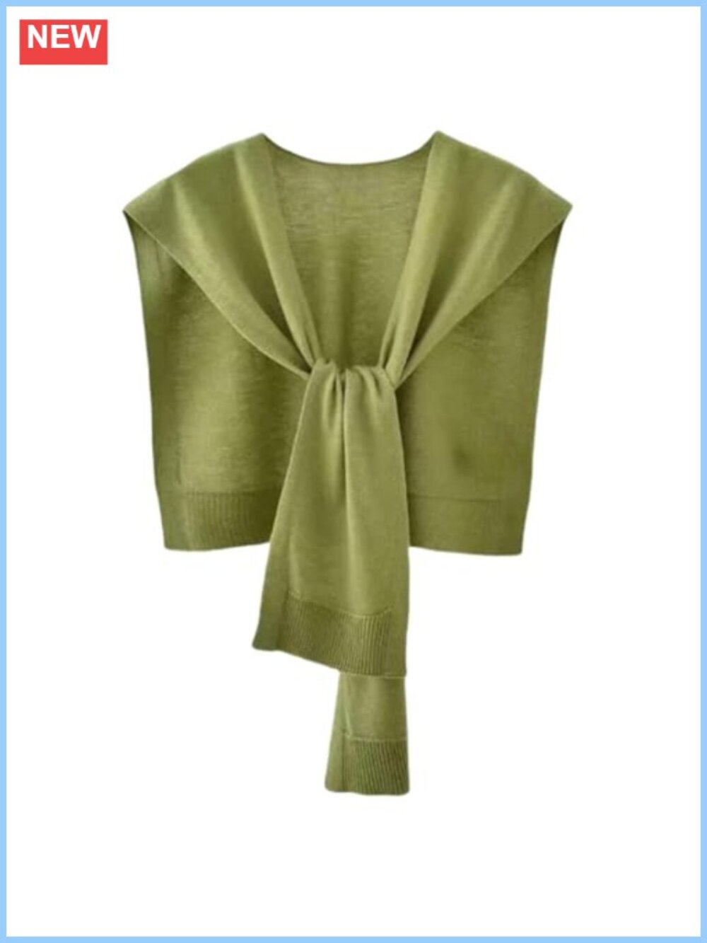 Sweater Knit Shawl Wrap with Sleeves Lightweight Viscose Travel Cape